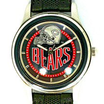 Chicago Bears NFL Fossil New Unworn Silver Tone Case Blue Insert Mans Watch! $79 - $78.85