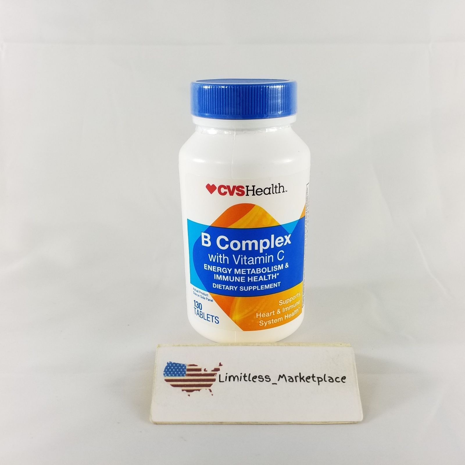 CVS Health B Complex W/ Vitamin C Supplement - 130 Tablets - EXP: 03/19 ...