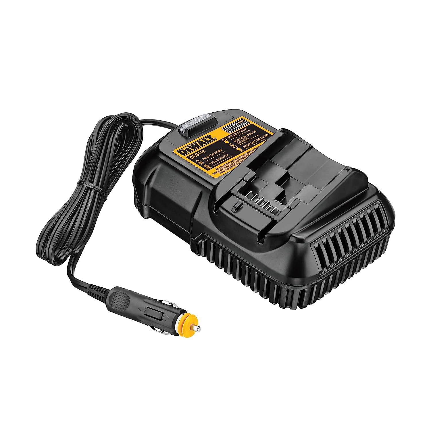 DEWALT 12V/20V* MAX Car Battery Charger (DCB119) , Black - $199.83