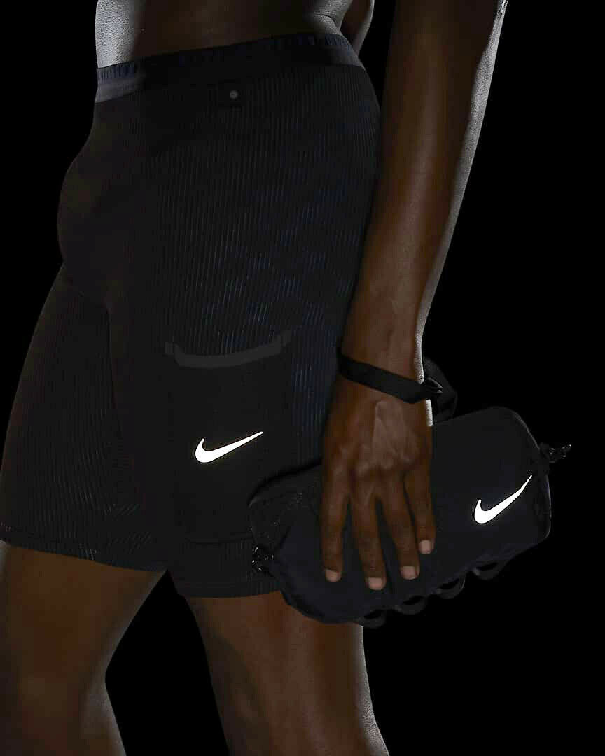 Nike Run Division 3-In-1 Running Shorts-1/2 tight-Lined. Black/Blk. Mns.Size: MD - Everything Else