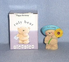 Hallmark Roly Bear Happy Birthday Figurine with box - $4.99