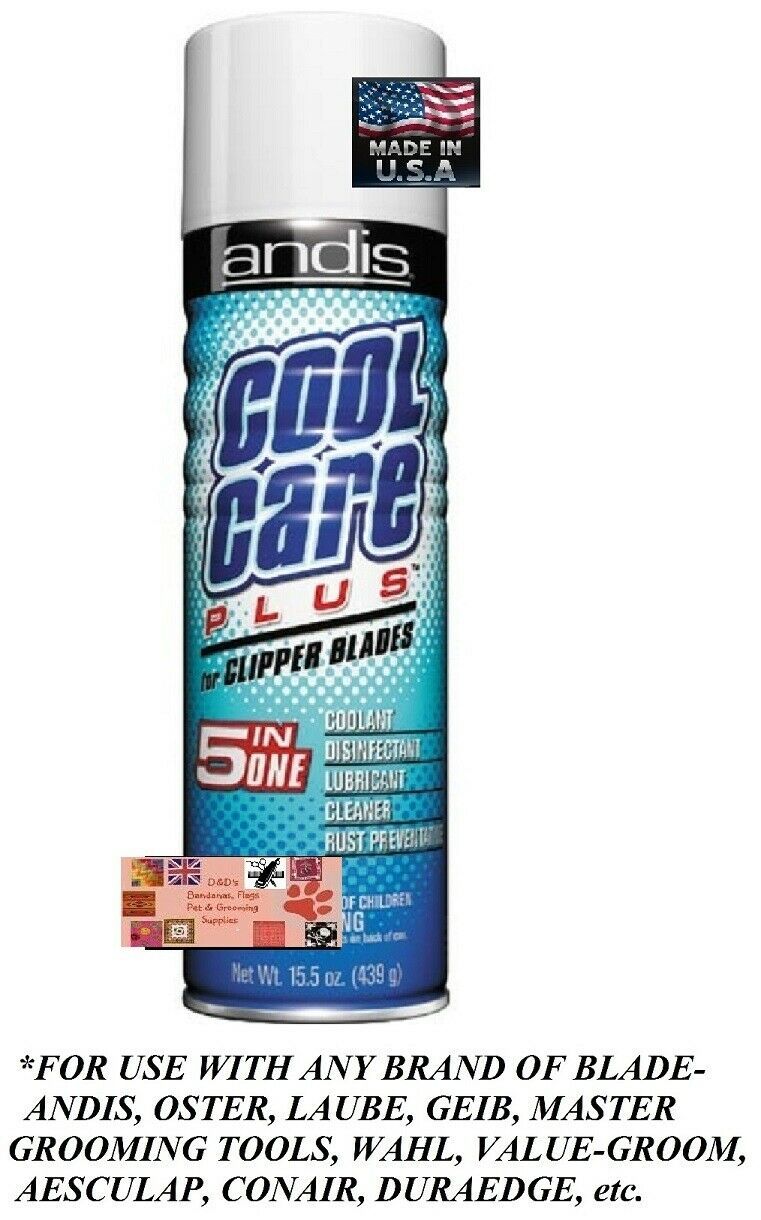 ANDIS 5 in ONE CLIPPER BLADE CARE PLUS Spray Cleaner,Coolant,Lube*Also For Oster