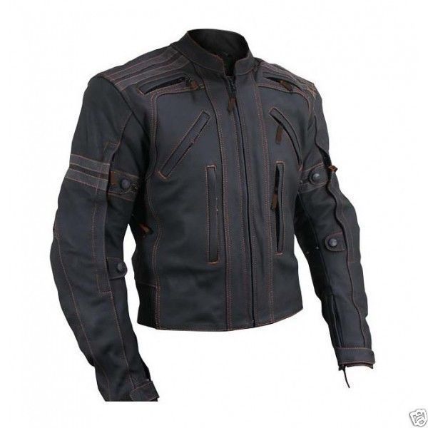 Vulcan VTZ-910 Street Biker Leather Jacket Supreame Leather Men's : XS ...