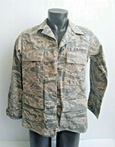 Us Air Force Woman's Coat Jacket 10L Utility Camouflage Pattern SPM1C1-07-D-0009 - $33.41