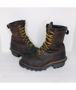 Red Wing Loggermax 4420 Logger Boots Brown Oiled Leather Vibram Soles Me... - $118.75