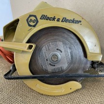 Black Decker Model 7308 Vintage 7 1/4&quot; Electric Circular Saw - $18.81