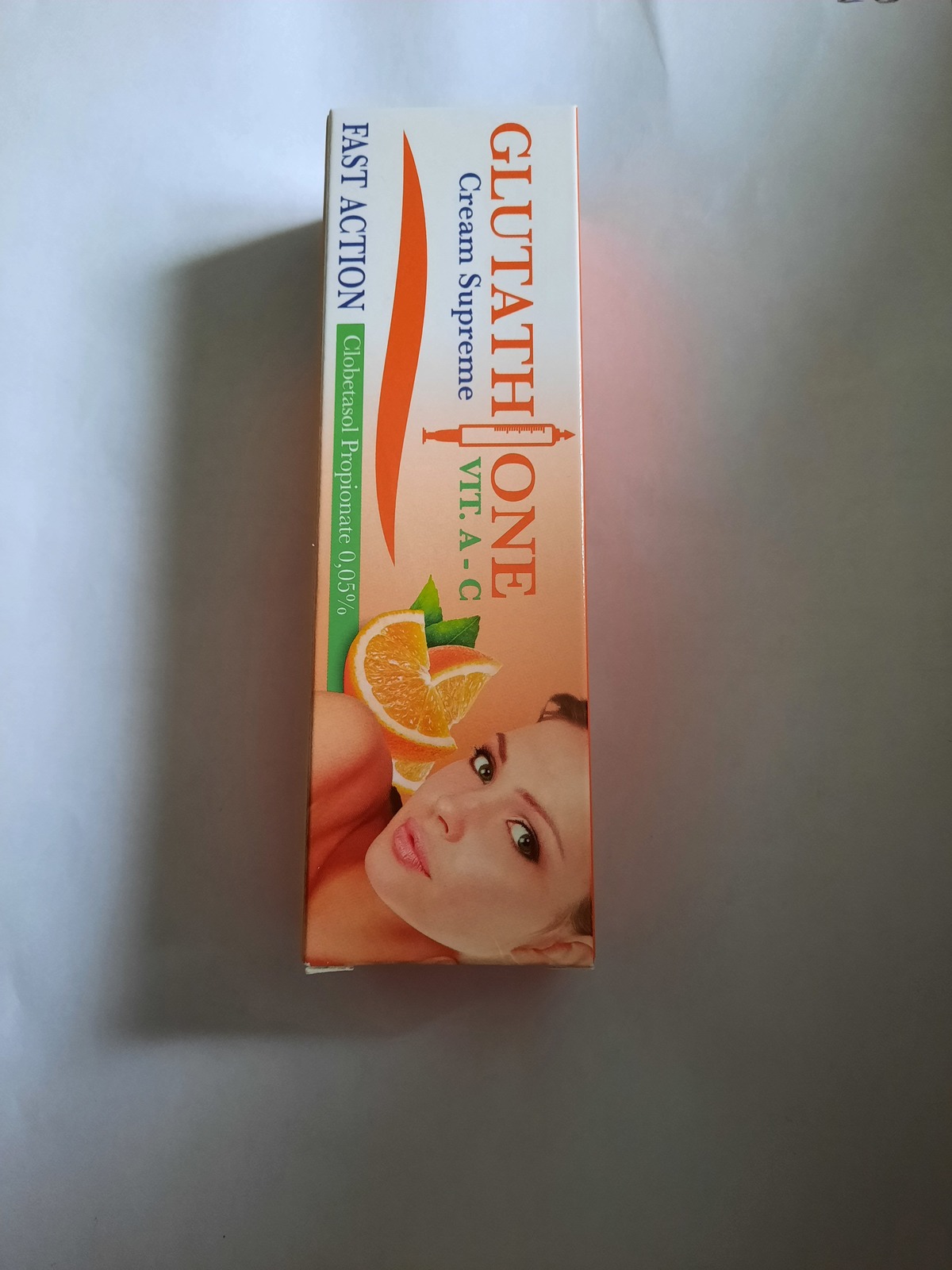 Supreme Glutathione injection +vitamin c tube cream