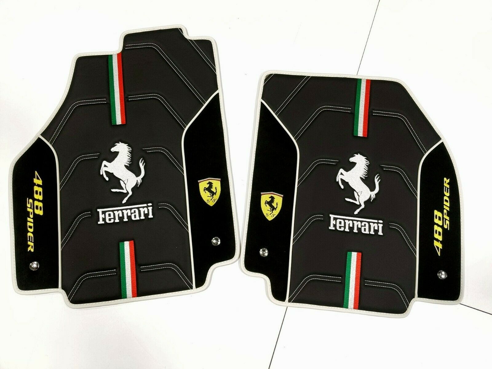 Ferrari 488, 458 GTB, Spider, Pista, Italia Eco Leather/Alcantara Floor Mats Floor Mats & Carpets