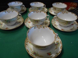 Outstanding Occupied Japan ALADDIN Fine China REGAL Set of 7 CUPS and SA... - $52.06