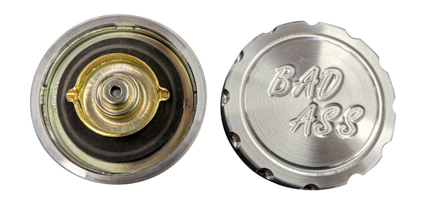 Spun Aluminum Gas Tank / Fuel Tank 1/4 Turn Aluminum Billet Vented Gas cap Fuel Tanks