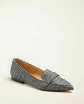 New Ann Taylor Luann Melange Gravel Gray Pointy Toe Stacked Heel Loafer ... - $69.29