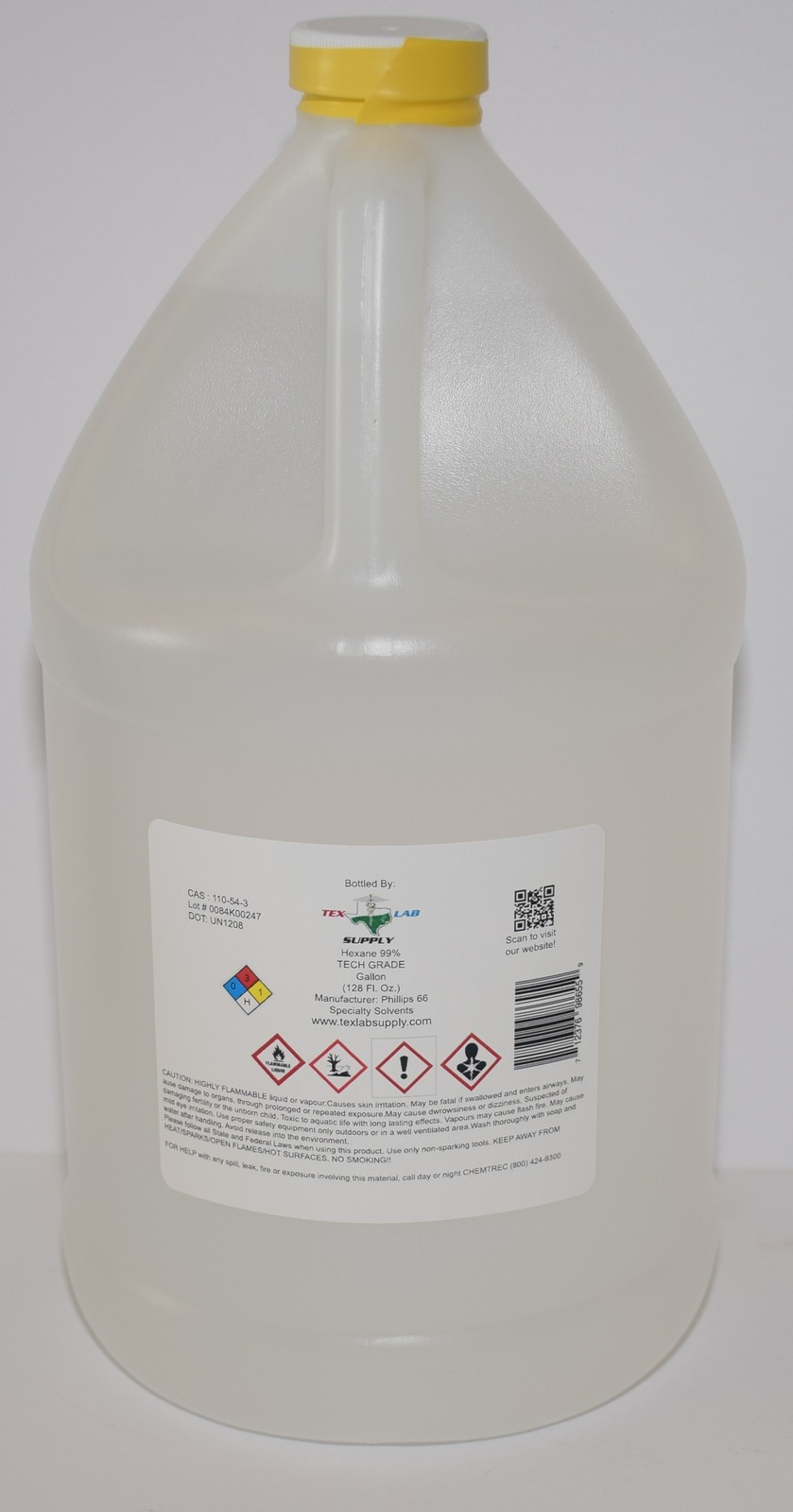 1 Gallon Hexane nhaxane tech grade High Purity 99.7 thinner solvent