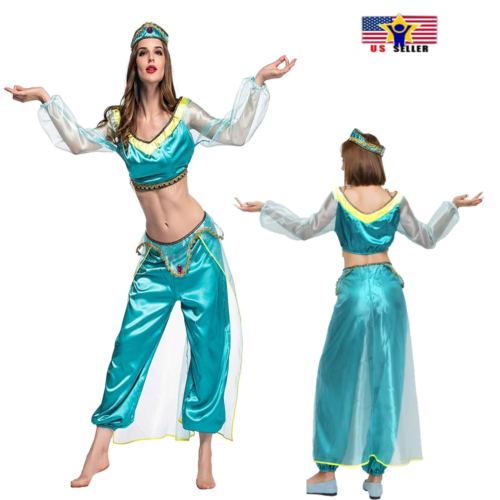 Aladdin Arabian Princess Jasmine Costume Cosplay Halloween  Adult Crown - XL