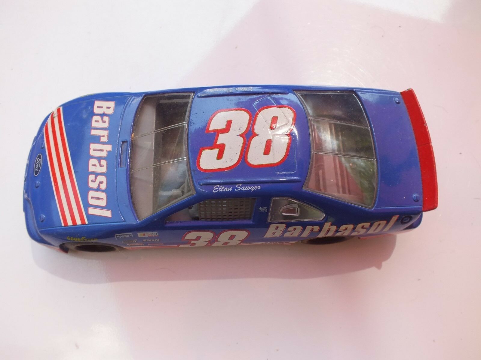 Elton Sawyer - #38 1995 1:24 Barbasol Diecast NASCAR Ford Thunderbird ...