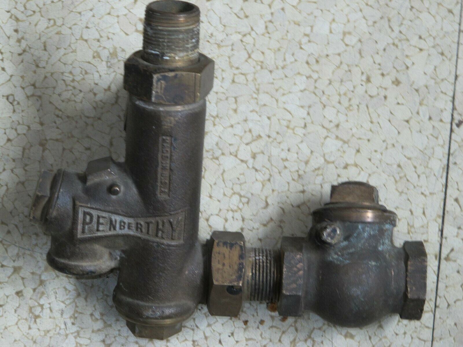 PENBERTHY 1 INCH LIVE STEAM BOILER INJECTOR STEAM TRACTOR with CHECK