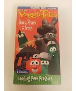Veggie Tales Rack, Shack &amp; Benny Peer Pressure VHS Video Cassette Brand ... - $14.99