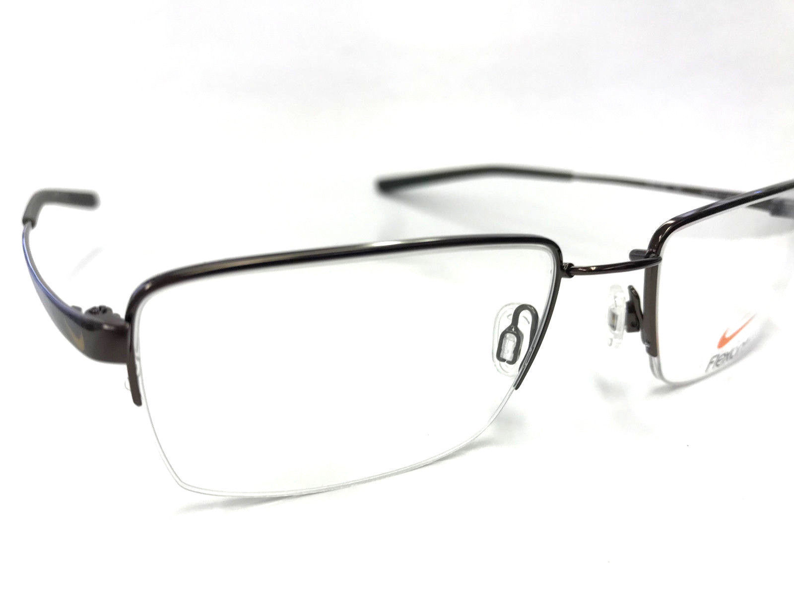 Nike 4195 Eyeglasses Frames NIKE Flexon Eyewear Eyeglass Rimless Metal ...