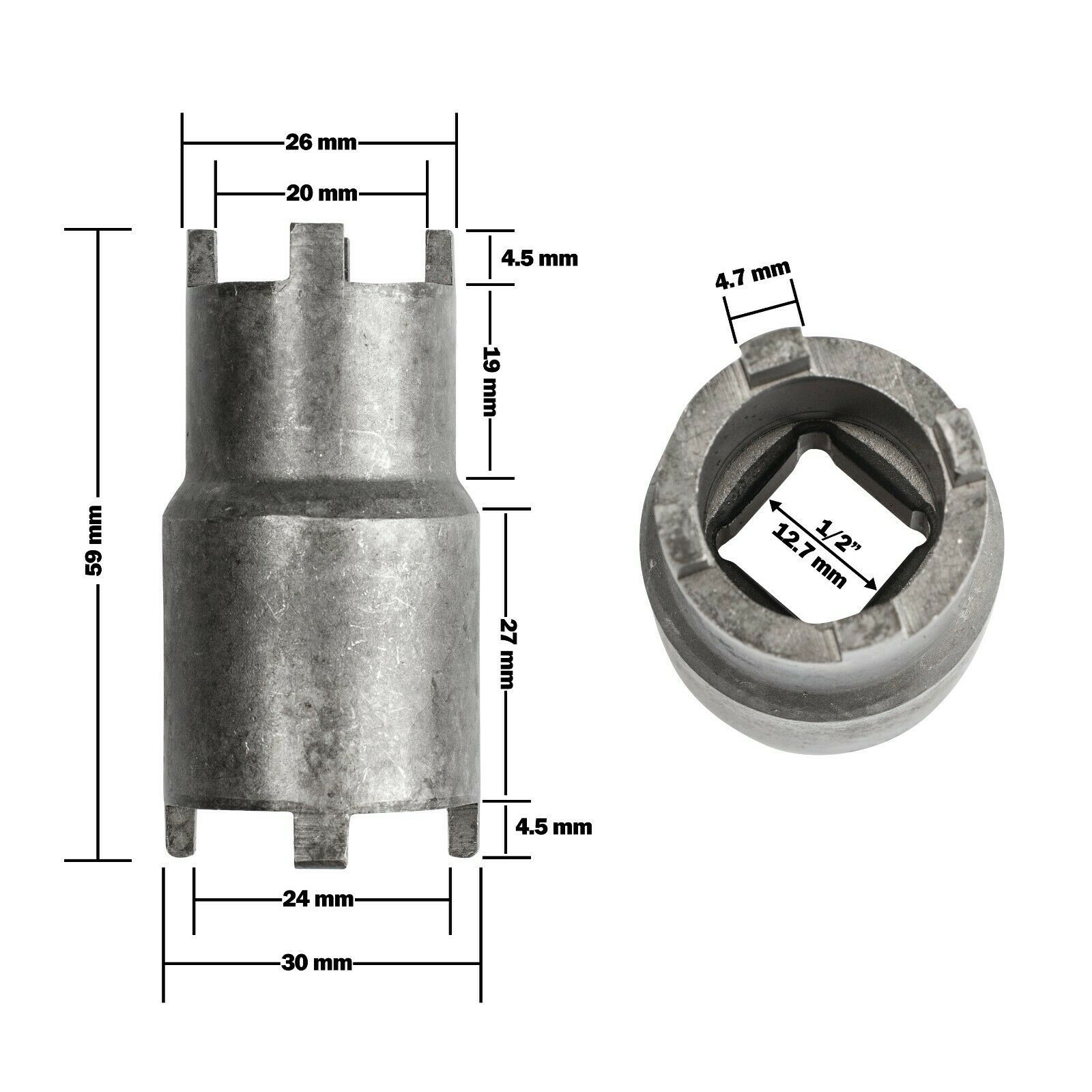 20mm 24mm Honda Clutch Lock Nut Combo Spanner Socket Tool Honda CBR