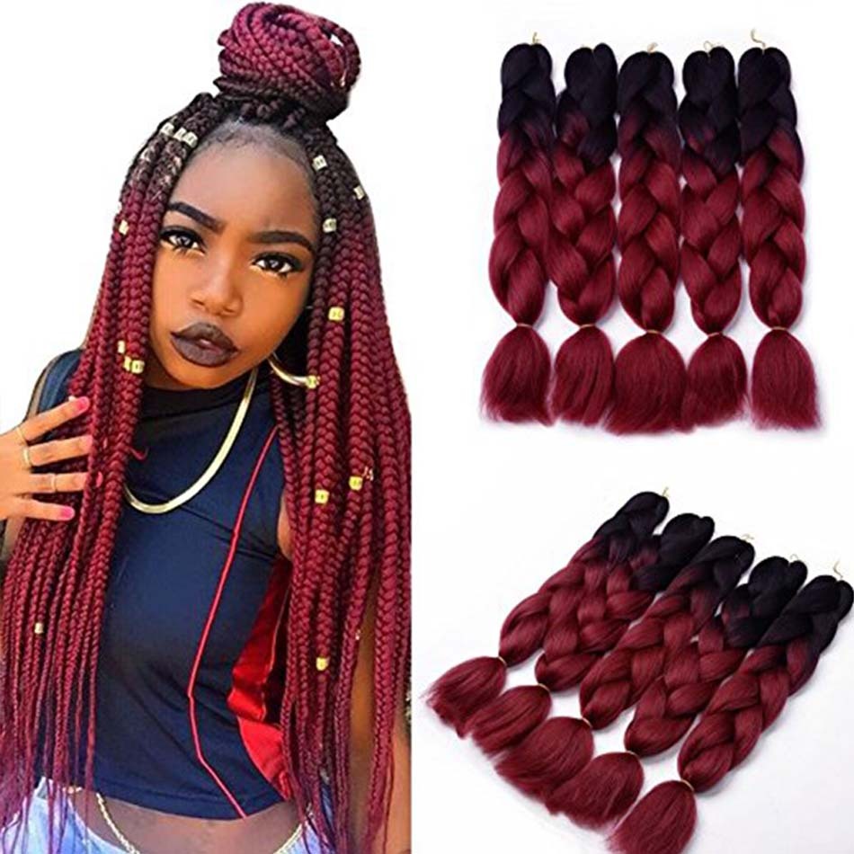 Jumbo Braids Heat Resistant Two Tone Ombre And 27 Similar Items