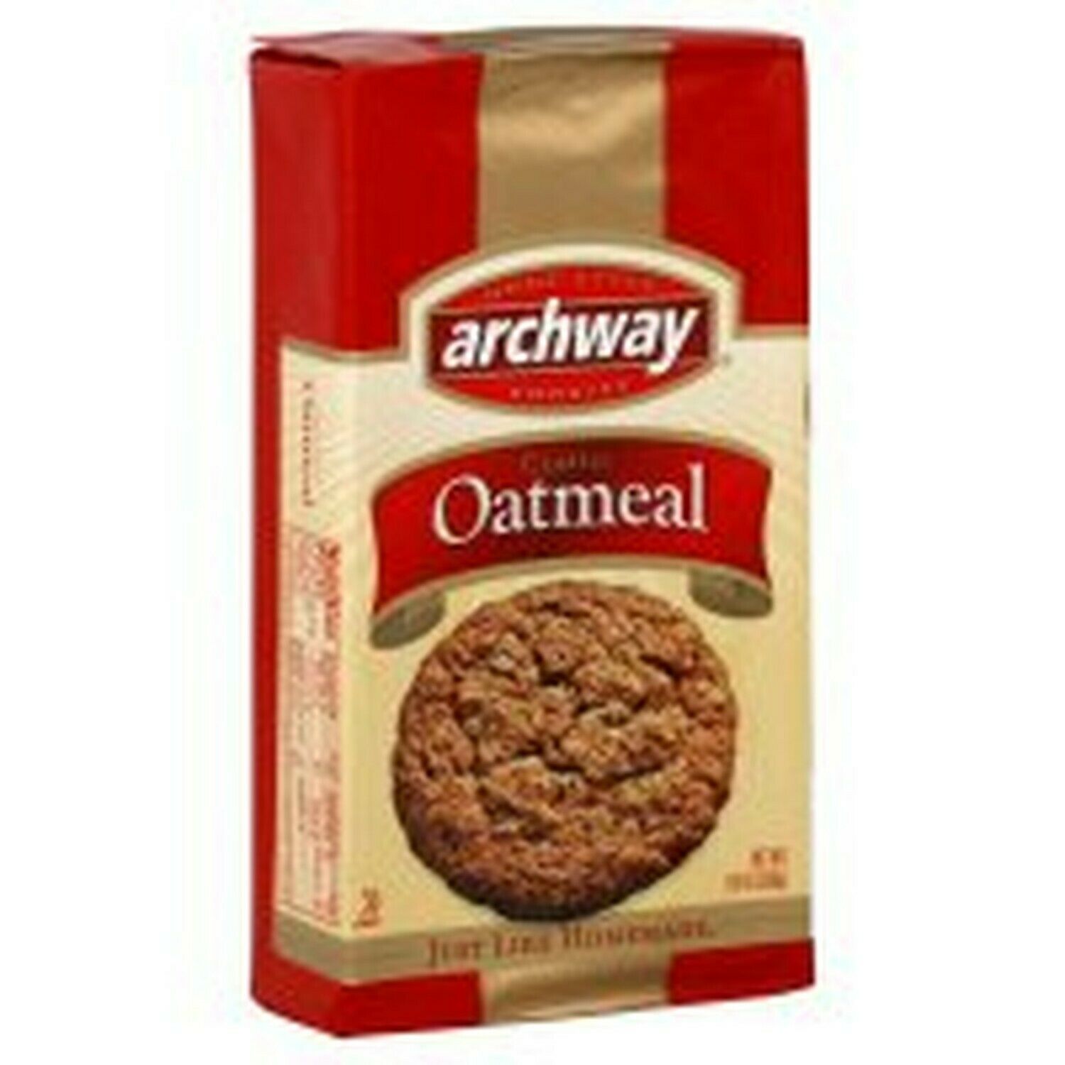 Archway Home Style Cookies, Oatmeal, 9.5oz, (pack of 2) Cookies