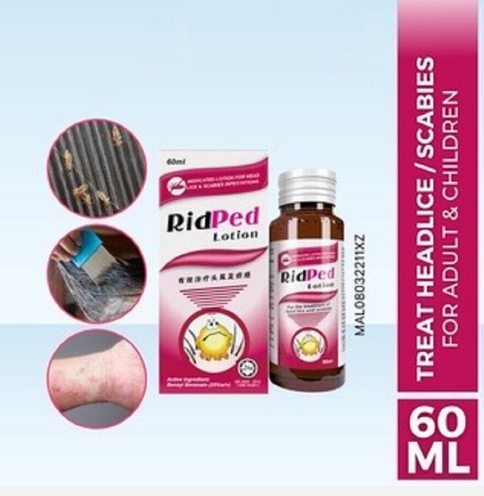 Lotion Treatment For Head Lice and Scabies Blind 60ml EXP. DATE 2024