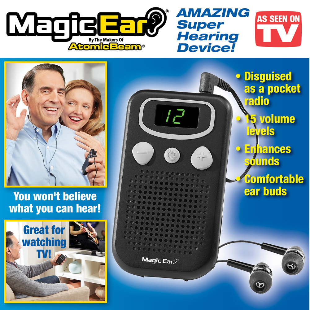 Magic Ear Atomic Beam Hearing Device Personal Sound Booster As Seen On TV 1 