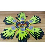 (6 Pairs) Majestic Summer Penguin Unlined Rubber Palm Gloves SAFETY YELL... - $49.99