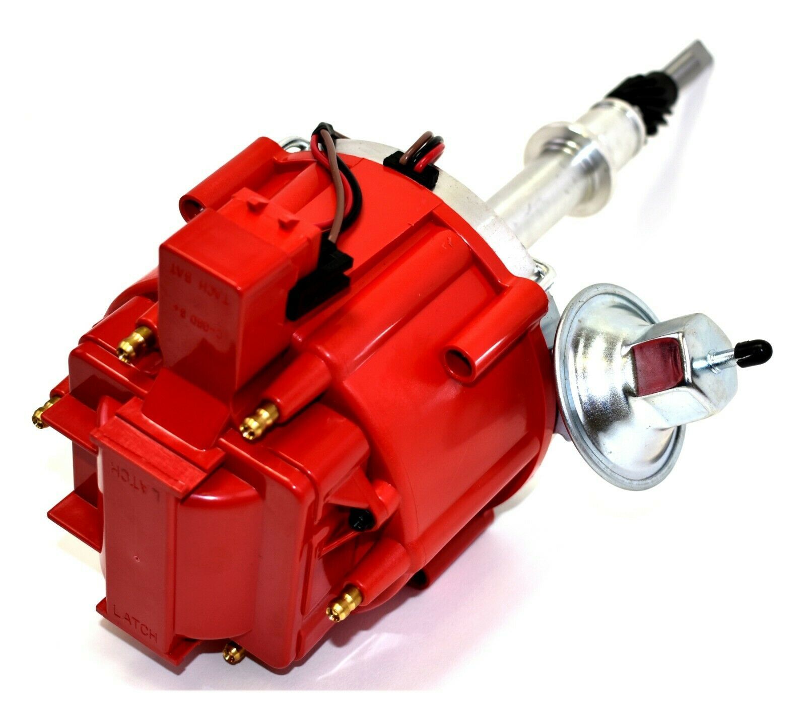 AMC JEEP INLINE 6 CYLINDER 232 258 HEI DISTRIBUTOR RED SPARK PLUG WIRES