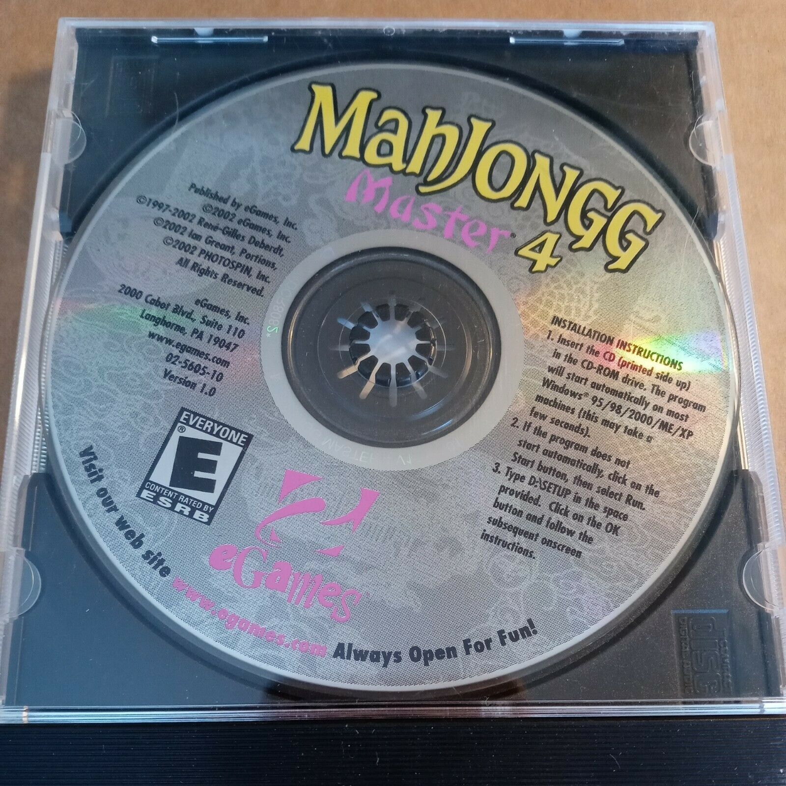 MahJongg Master 4 PC CD ancient matching tile symbols match mahjong ...