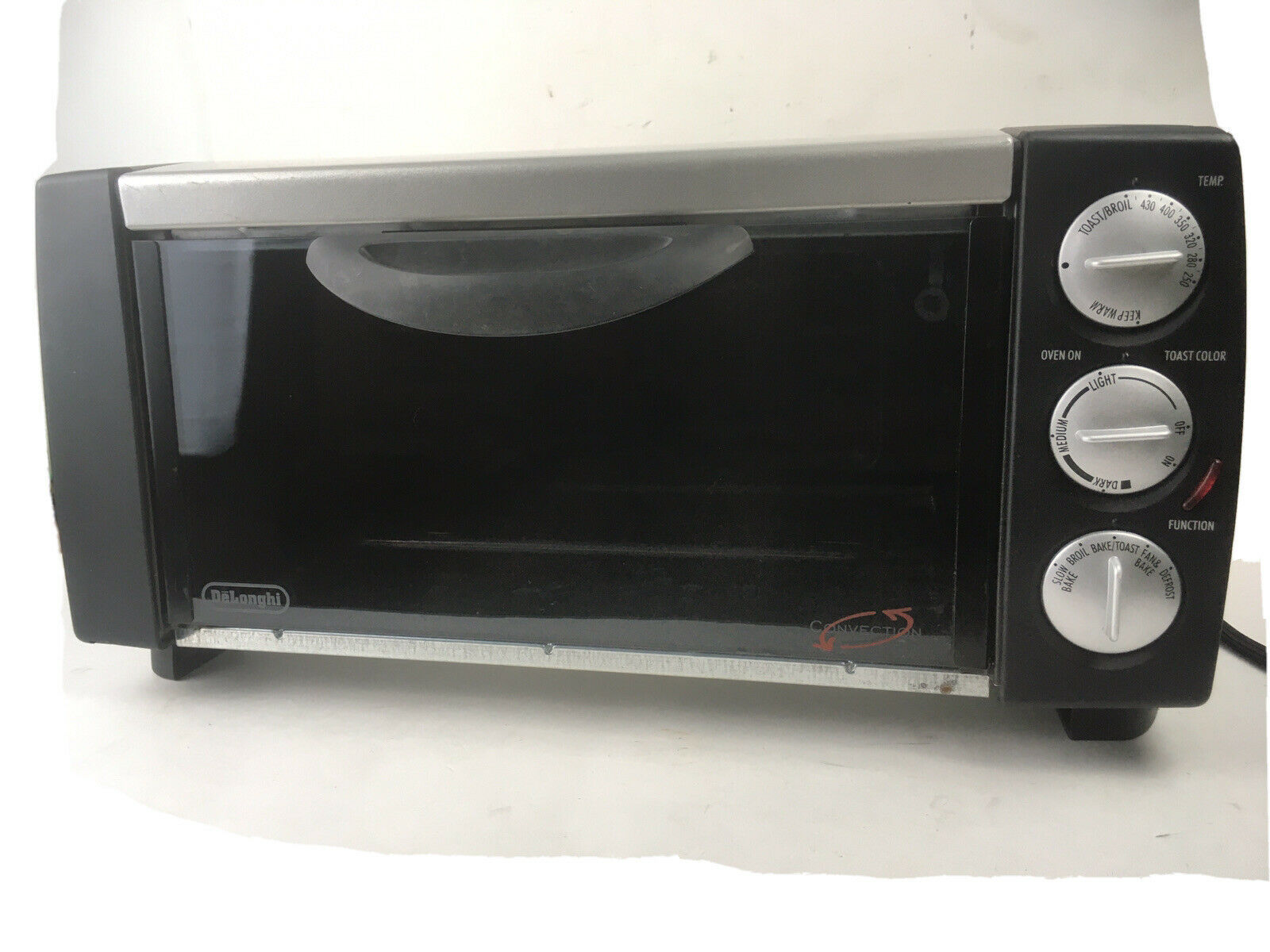 DeLonghi Convection Toaster EO1251 Silver Rotary Buttons Oven Grill