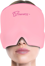 Theraice Form Fitting Head Gel Ice Cap, Cold Therapy Ice Head Wrap Ice Pack , Co