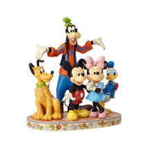 Disney Jim Shore Mickey Mouse Figurine Goofy Pluto Donald Duck Minnie 10.8" High