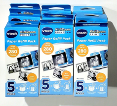 9 Packs Vtech Kidizoom Print Cam Paper Refill Pack 280 Photos 5 Rolls Each Box
