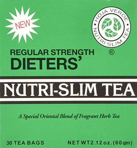 TWO BOXES of 30 tea bags Regular Strength Dieters' Nutra-Slim Tea Triple Leaves