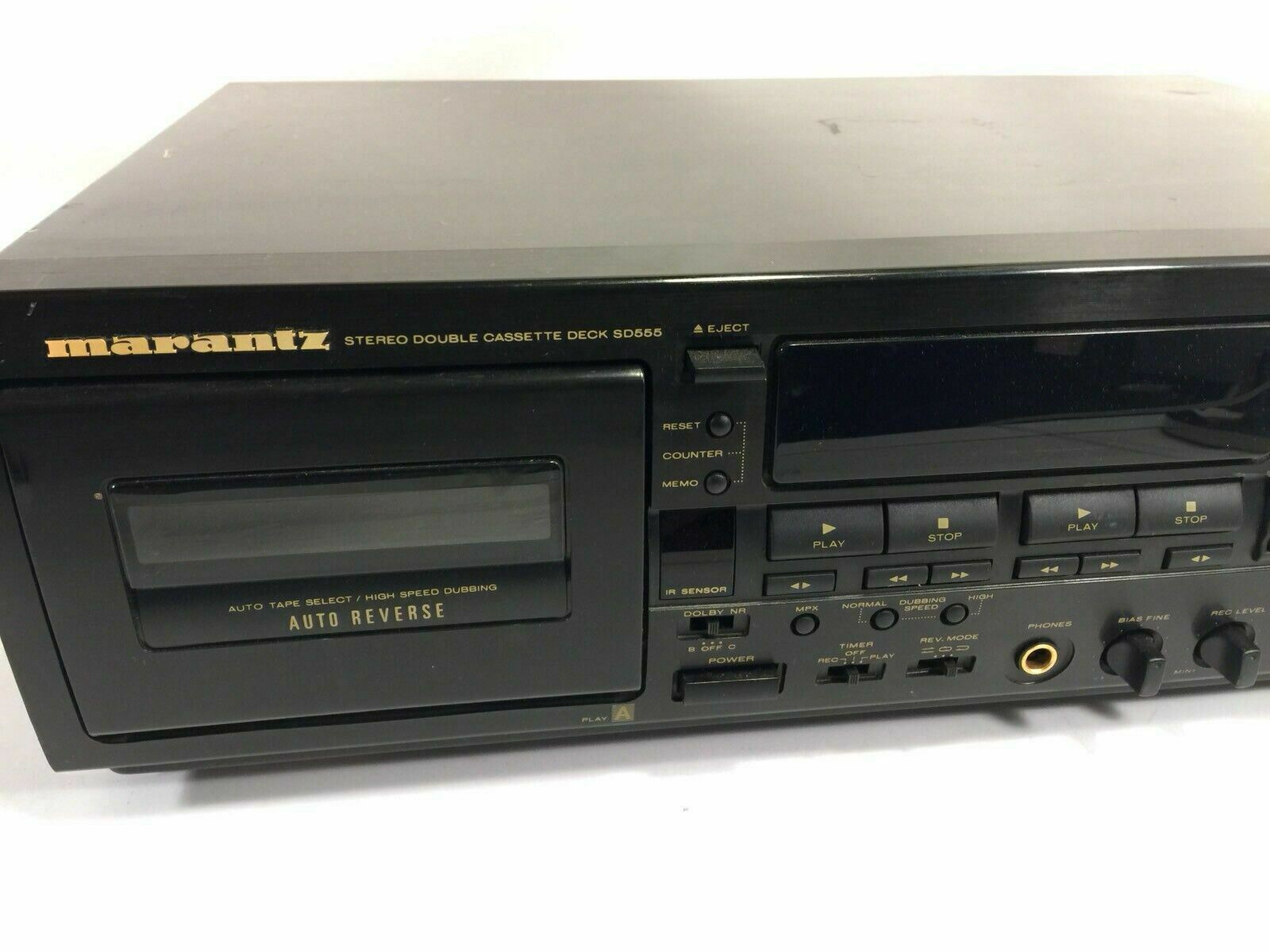 Marantz Dual Cassette Deck Vintage Model Sd555 For Parts Or Restoration Vintage Audio And Video