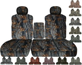 Fits Chevy C/K 1500 Pickup 95-98 front set seat covers 60/40 seat with console - $109.99