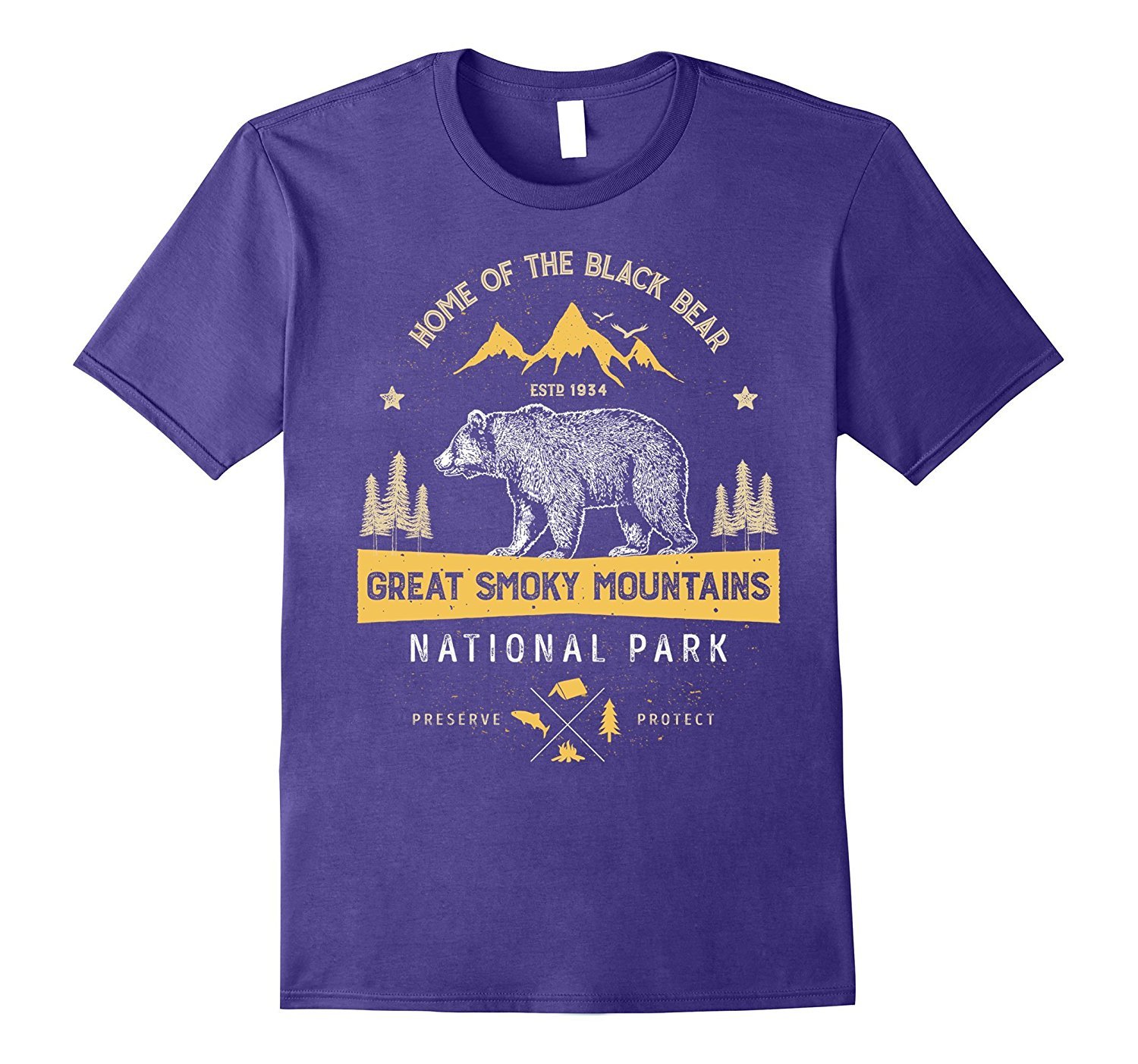 Best New Shirts - Great Smoky Mountains National Park T shirt Bear ...