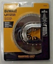 DEWALT DWA4240 Universal Fitment Diamond Grit 3&quot; Half-Moon Oscillating B... - $8.91