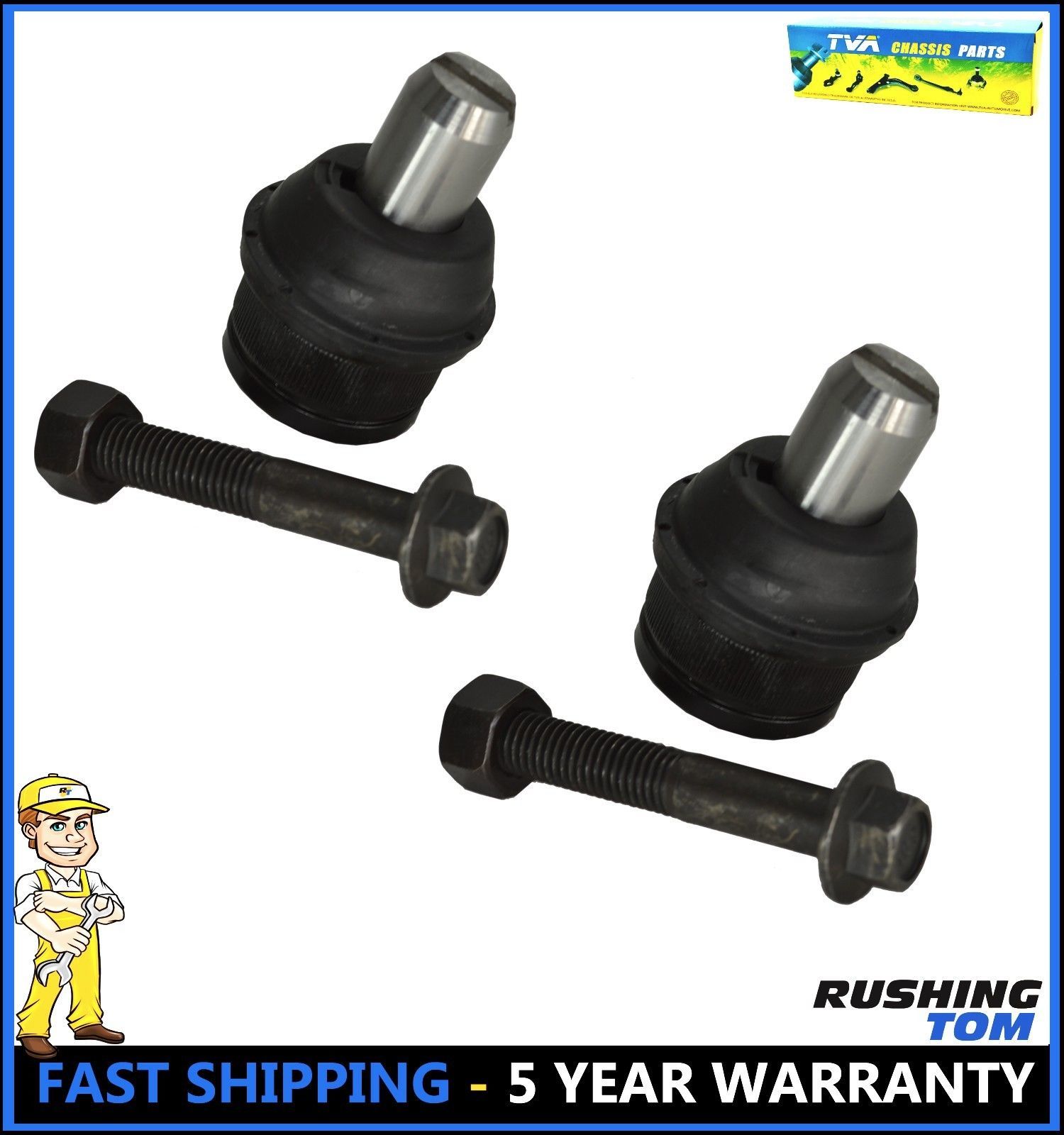 2 Front Left & Right Upper Ball Joint Ford F250 F350 Super Duty