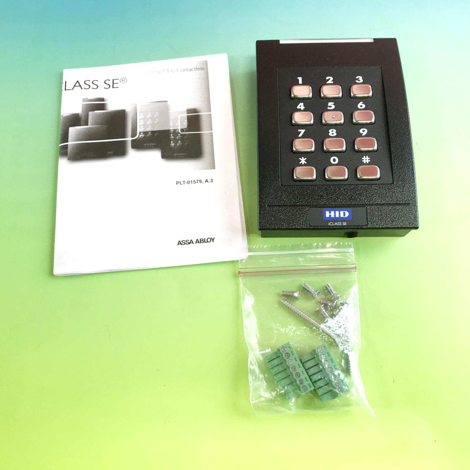 HID iCLASS SE RK40 Wall Switch Keypad Reader 921NTNTEK00000, RK40E