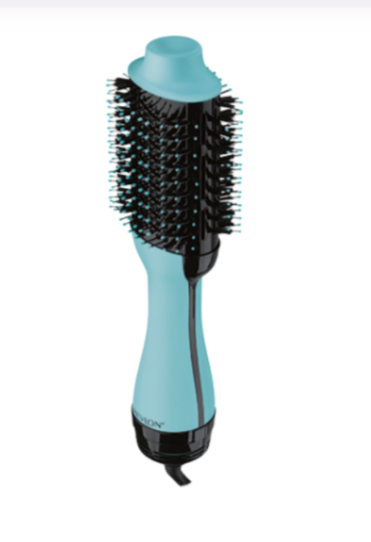 REVLON One-Step Hair Dryer And Volumizer Hot Air Brush, Mint - $39.95