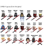 21Pcs Sith Knights Star Wars Vader Kylo Palpati Maul Minifigures buildin... - $34.98
