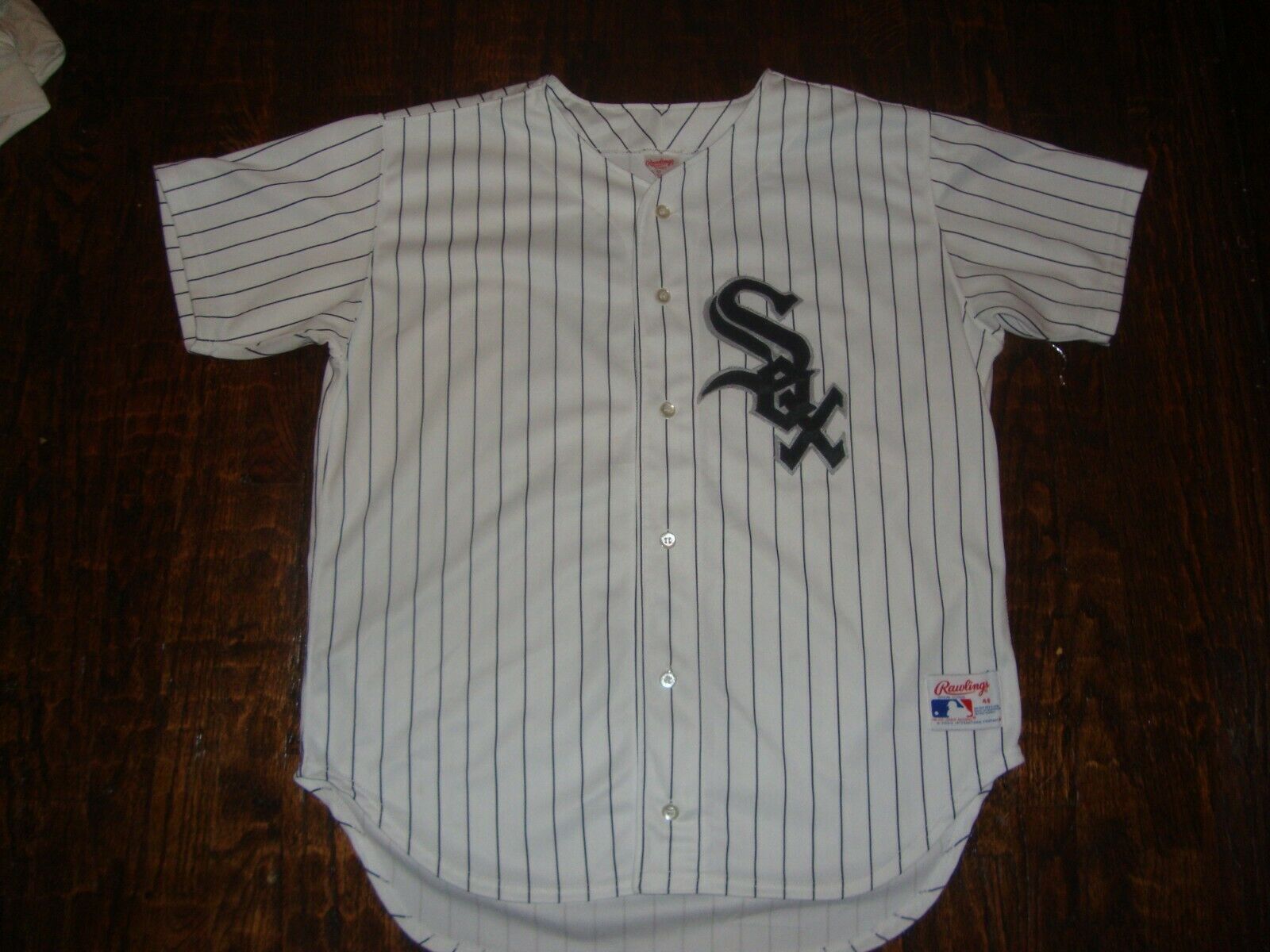 Vintage Chicago White Sox Collared Rawlings Baseball Jersey, Size