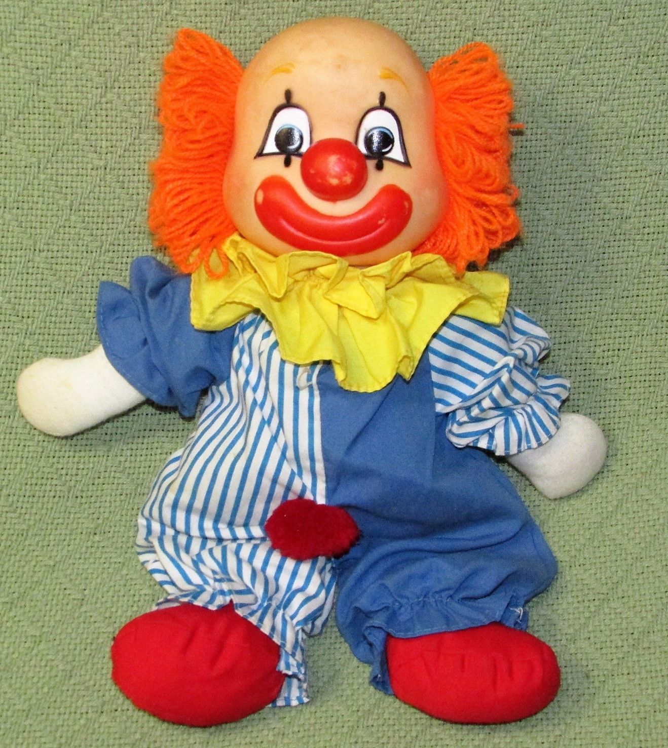 Vintage CHEERY TEARY 1982 Clown Dakin 2 Faces Faced Happy Sad Head ...