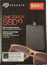 Seagate One Touch 500GB External SSD Solid State Drive USB 3.0 - New &amp; S... - $89.09