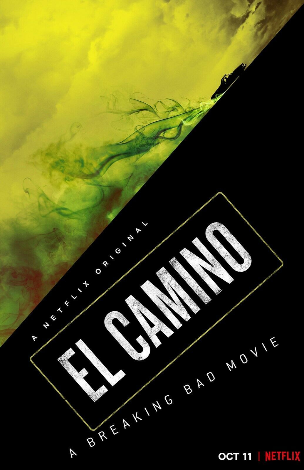 El Camino A Breaking Bad Movie Poster Vince Gilligan Art Film Print 24x36 27x40