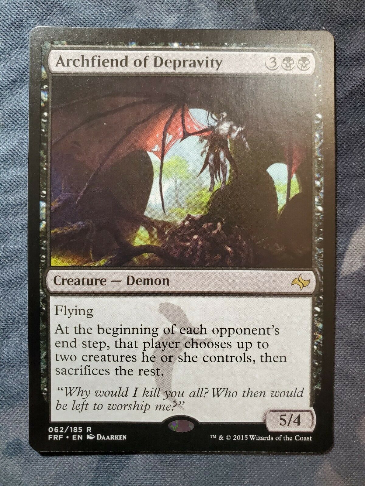 FRF - R - B - Archfiend of Depravity (NM+) - CCG Individual Cards