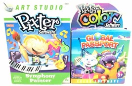 Lot Of 2 Fisher Price Pixter Software Symphony Painter & Global Passport New - $14.33