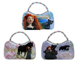 Disney Pixar Movie Brave, Girls Scoop Purse Carry All Tin Totes Set of 3 UNUSED - $25.15