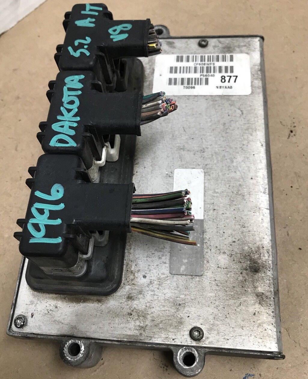 ECM PCM Engine Computer 1996 Dodge Dakota 5.2 56040877 Engine